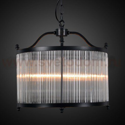 Люстра Glass Fringe Chandelier Round Loft Concept 40.1125