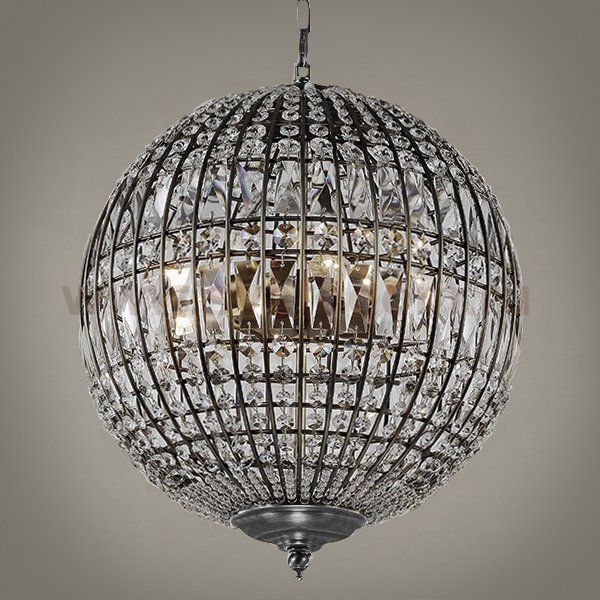 Люстра Gatsby Sphere Chandelier Silver Loft Concept 40.1132