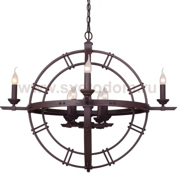 Люстра Rust Round Chandelier Loft Concept 40.1176.MT.BL.RU