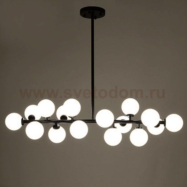 Светильник Bubble Stik Black Chandelier Loft Concept 40.1205