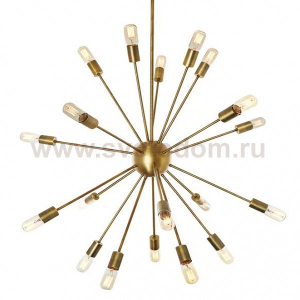 Люстра Sputnik Gold Chandelier Loft Concept 40.1206
