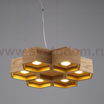 Люстра Honeycomb 6 Loft Wooden Ecolight Loft Concept 40.120