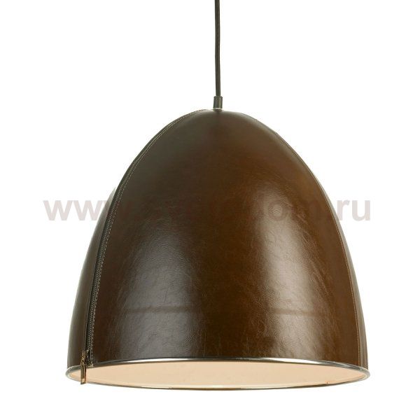 Подвесной светильник Leather Cone Brown Pendant Loft Concept 40.1217