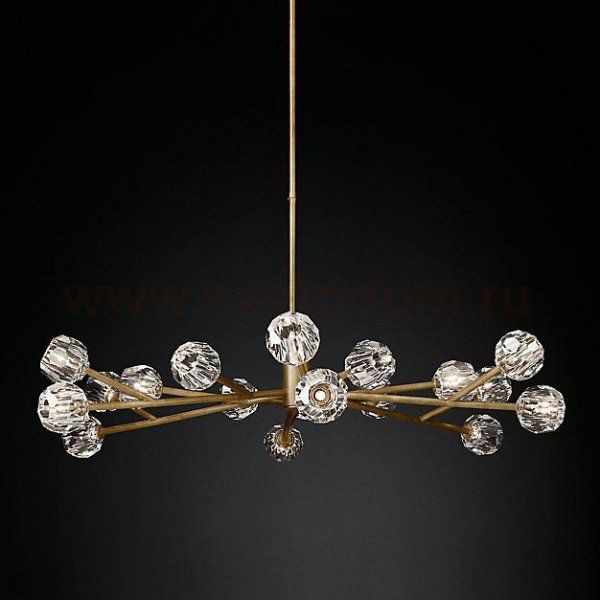 Люстра RH Boule De Cristal Round Chandelier 48 Loft Concept 40.1218
