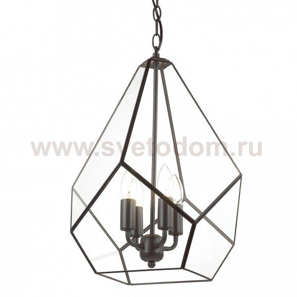 Люстра Geometry Glass Light Pendant Transparent 4 Loft Concept 40.1239