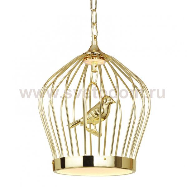 Люстра Birdcage Chandelier Gold Loft Concept 40.1272