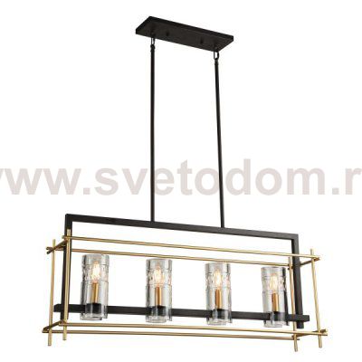 Подвесной светильник Brass Glass Pendant 4 Loft Concept 40.1279