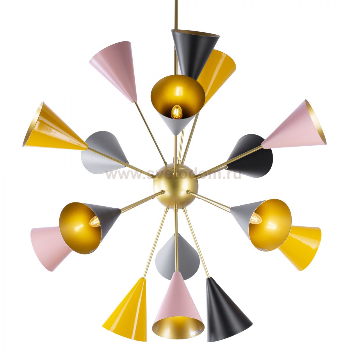 Люстра Спутник Huge Pair Multi Color 15 Loft Concept 40.1310-0