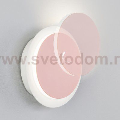 Светильник поворотный Eurosvet 40135/1 белый/розовый 6W