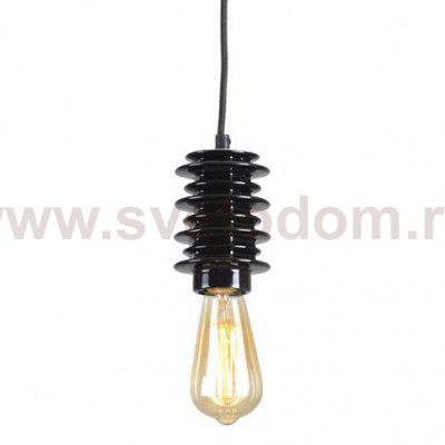 Подвесной светильник Insulator Pendant Black Loft Concept 40.1380