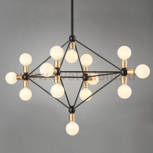 Люстра Modo Chandelier 14 Milk Bulb Loft Concept 40.1416
