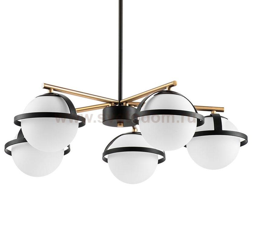 Люстра Balls in Cap Chandelier 5 Loft Concept 40.1434-3