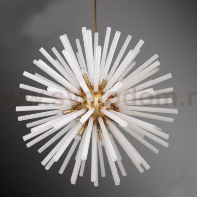 Люстра VINTAGE Sputnik White glass Loft Concept 40.1458