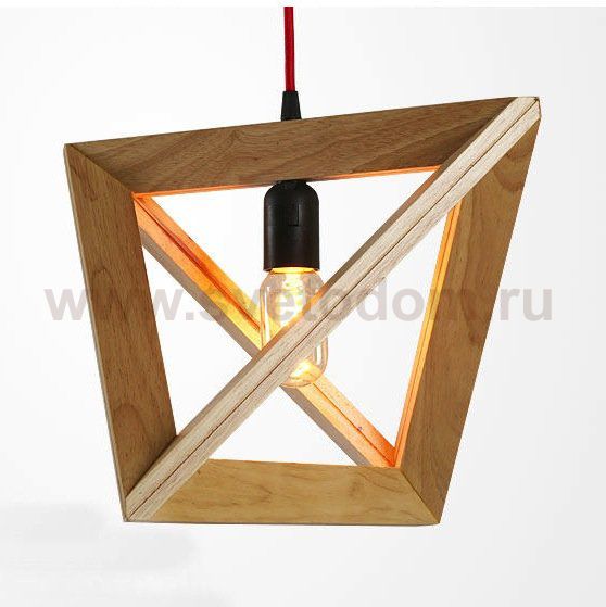 Подвесной светильник Tetraedr Woody Loft Concept 40.154