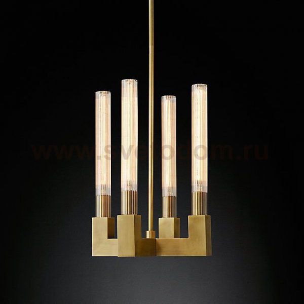 Подвесной светильник RH CANELLE Pendant lamp 4 Modern Brass Loft Concept 40.1566