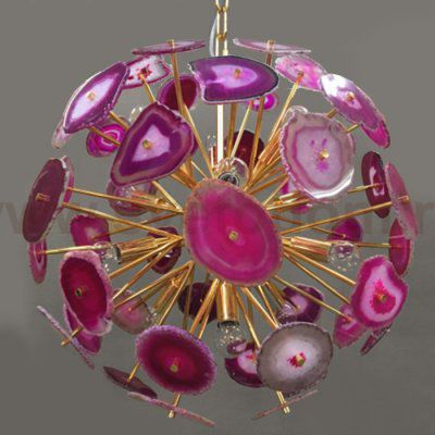 Люстра Agate Burst Chandelier Lilac Loft Concept 40.1578