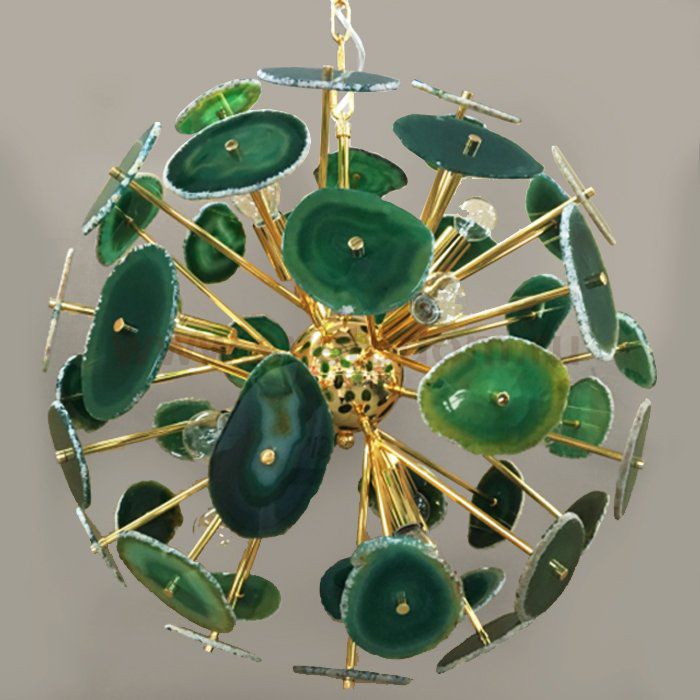 Люстра Agate Burst Chandelier Green Loft Concept 40.1579