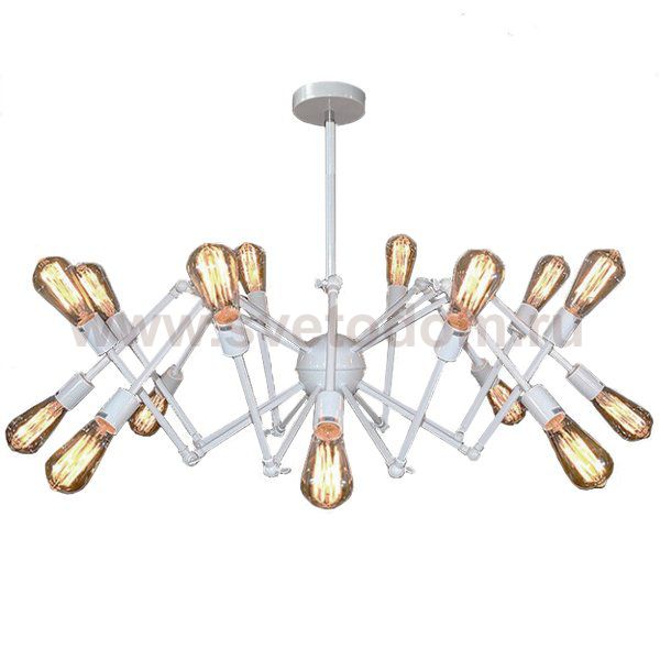 Cветильник Loft Sputnik Chandelier Spider White Loft Concept 40.1613