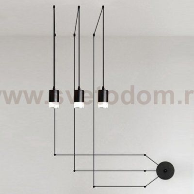 Подвесной светильник Wireflow FreeForm 0363 LED Suspension lamp Loft Concept 40.1640