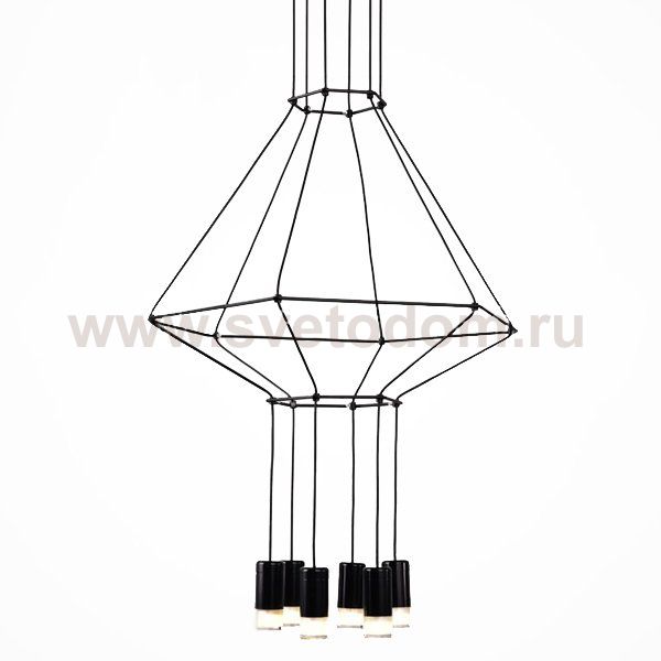 Vibia Wireflow Chandelier 0307 LED Suspension lam Loft Concept 40.1641