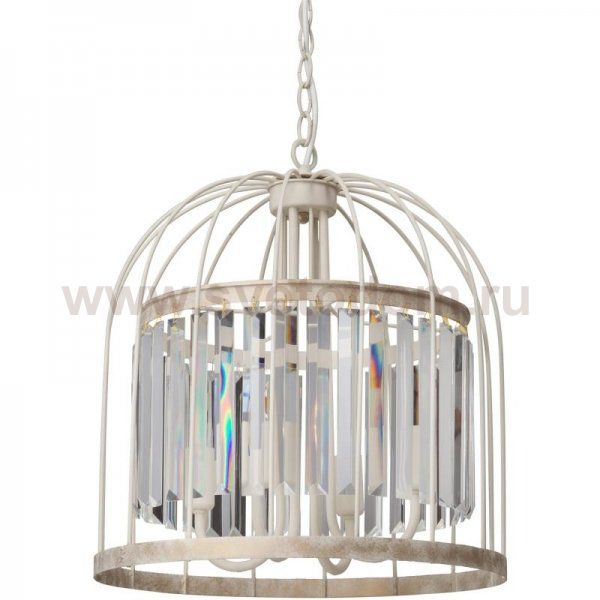 Люстра Birdcage Chandelier Fountain White Loft Concept 40.1658