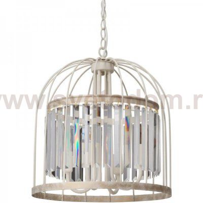 Люстра Birdcage Chandelier Fountain White Loft Concept 40.1658