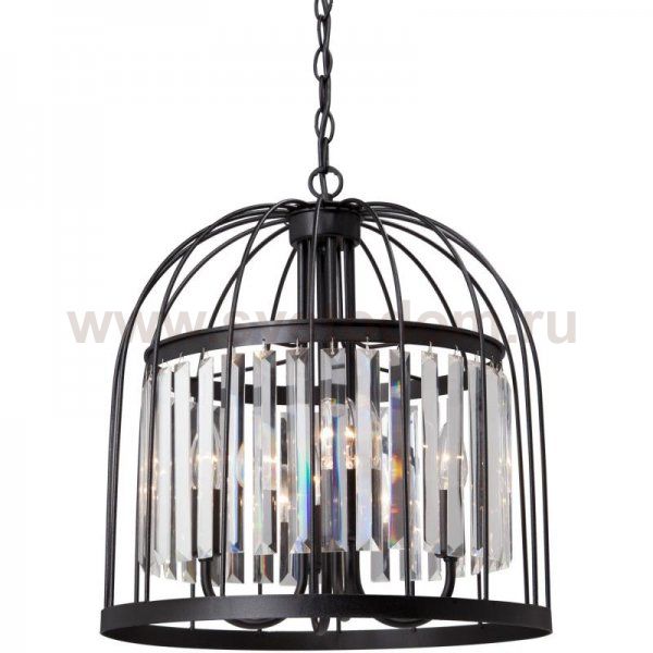 Люстра Birdcage Chandelier Fountain Black Loft Concept 40.1659