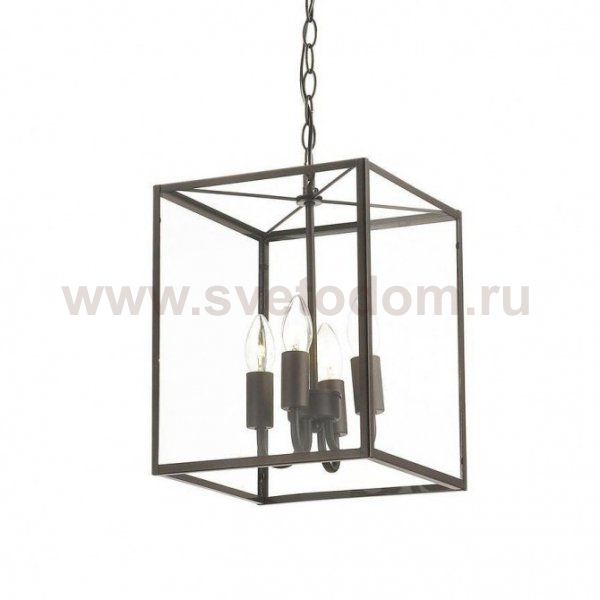 Подвесной светильник Loft Industrial Ortogonal Pendant Cube Brown 4 Loft Concept 40.1687