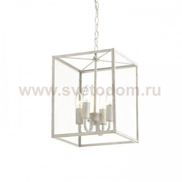 Подвесной светильник Loft Industrial Ortogonal Pendant Cube White 4 Loft Concept 40.1689.СH.20.RU
