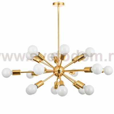 Люстра Sputnik Gold Chandelier 18 Loft Concept 40.1706