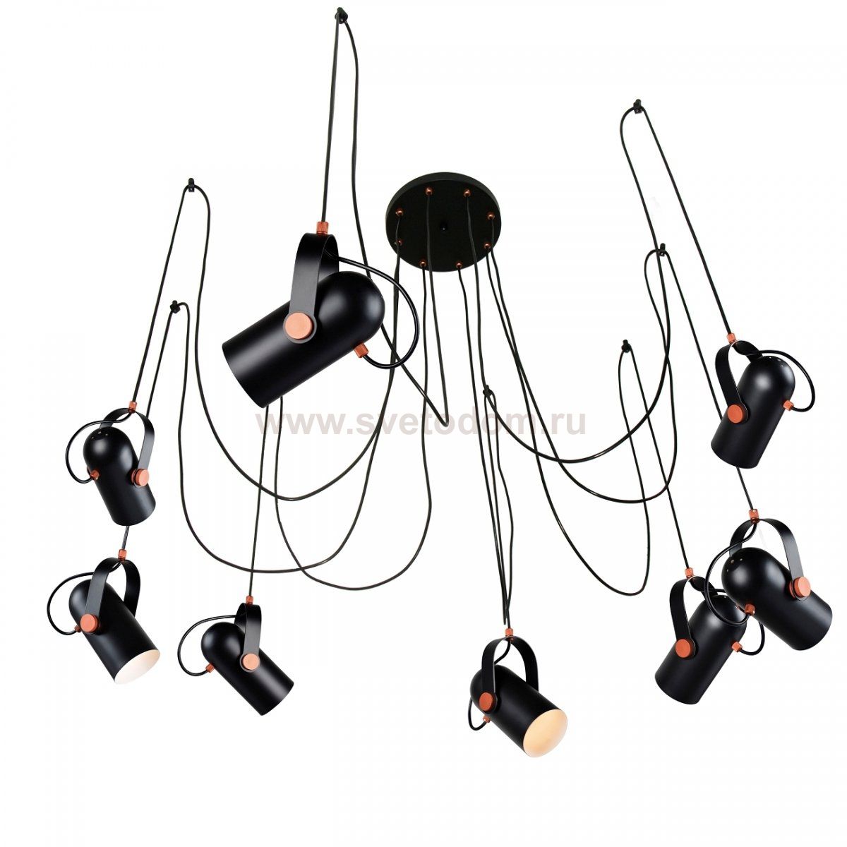 Подвесной светильник Tube Pendant Black Loft Concept 40.1711.СH.20.RU