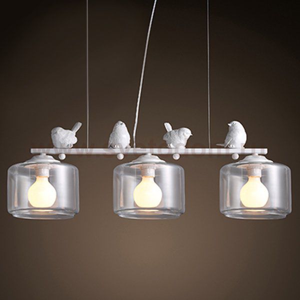 Светильник Provence Bird Pendant Line 3 cylinder Loft Concept 40.1712