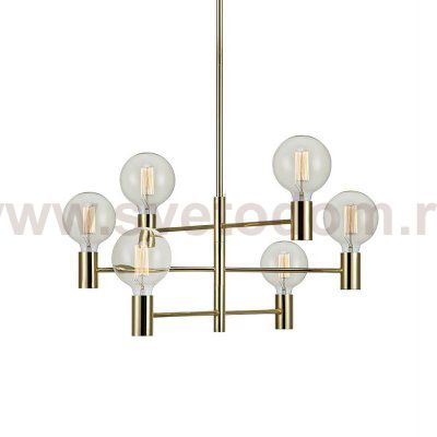 Люстра Helix Chandelier Gold Loft Concept 40.1761