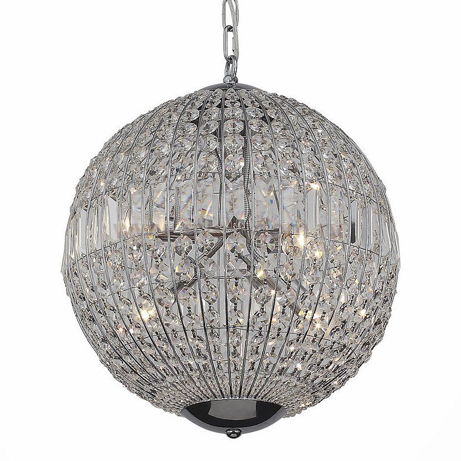 Люстра RH 19th c. Casbah Crystal Chrome Loft Concept 40.1777