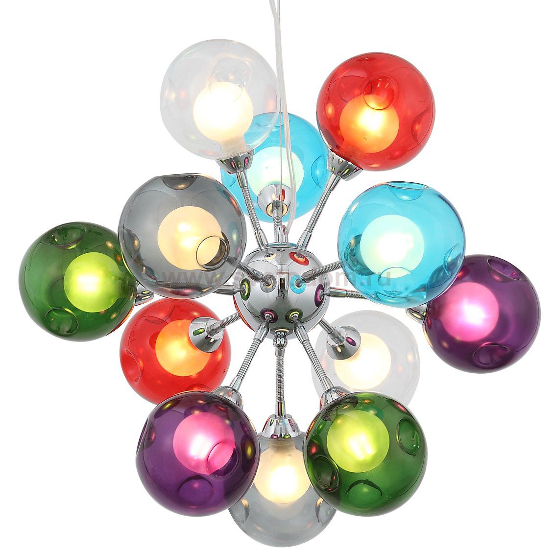 Люстра Cluster Chandelier 12 Colorful Loft Concept 40.1798