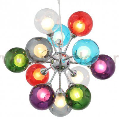 Люстра Cluster Chandelier 12 Colorful Loft Concept 40.1798