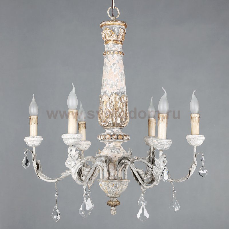 Люстра Vintage Wood Chandelier Loft Concept 40.1868