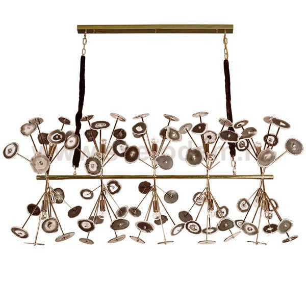 Люстра Burst Chandelier Natural Agate Line Loft Concept 40.1886