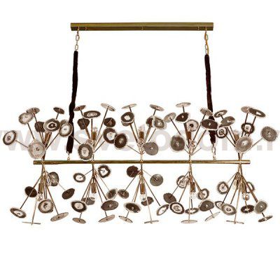 Люстра Burst Chandelier Natural Agate Line Loft Concept 40.1886
