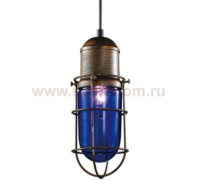 Подвесной светильник Lucretia Industrial Bullet Vintage Pendant Loft Concept 40.188.WD.BR.T1B