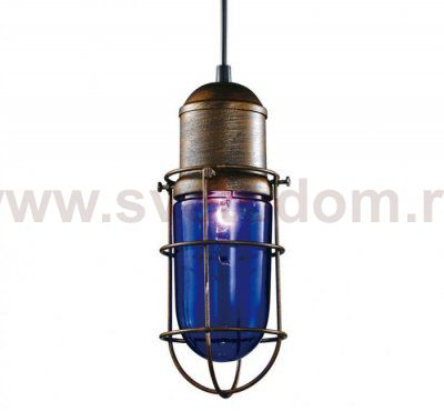 Подвесной светильник Lucretia Industrial Bullet Vintage Pendant Loft Concept 40.188.WD.BR.T1B