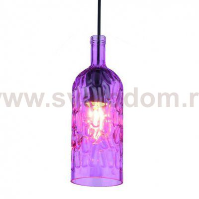 Подвесной светильник Geometry Glass Purpur Bottle Pendant Loft Concept 40.1970