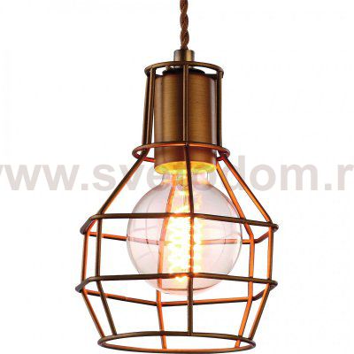 Подвесной светильник Loft Wire Cage Pendant Brown Loft Concept 40.1976