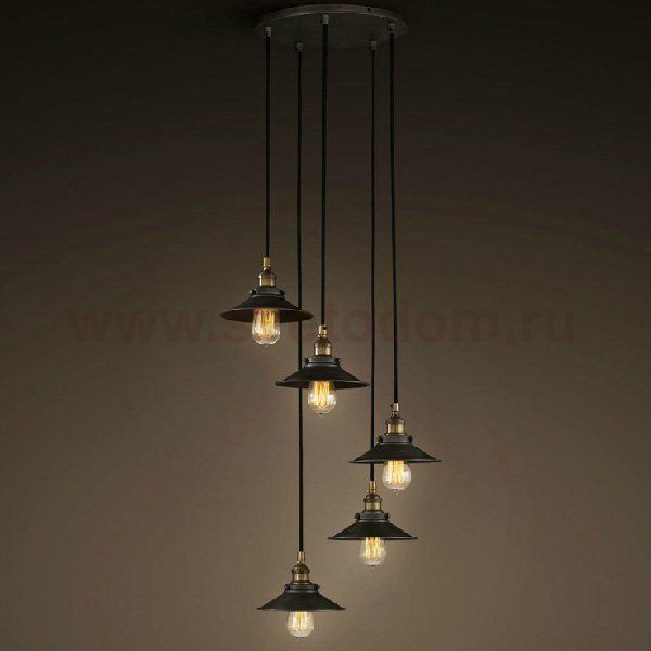 Люстра Loft Cone Pendant 5 Loft Concept 40.197