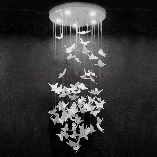 Люстра Night Butterflies Chandelier Loft Concept 40.2080