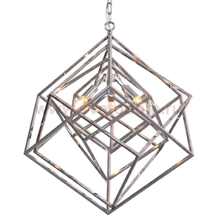 Подвесной светильник КУБ Matrix цвет Nickel Loft Concept 40.2117