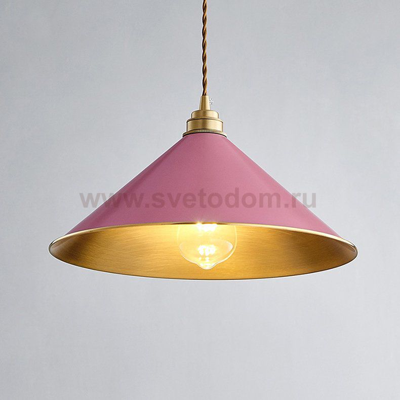 Подвесной светильник Cone Factory filament Pink Loft Concept 40.2131