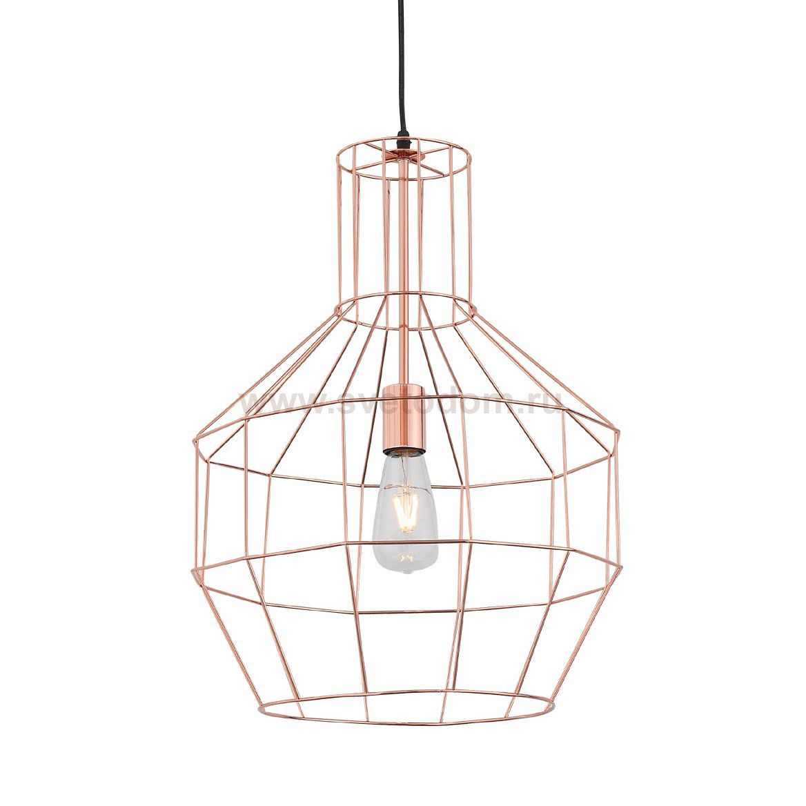 Подвесной светильник Loft Wire Cage Copper Loft Concept 40.2144