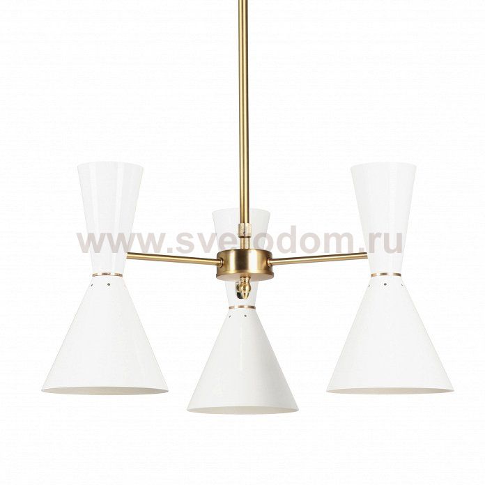 Люстра CAIRO Chandelier 3 Arm White Loft Concept 40.2167