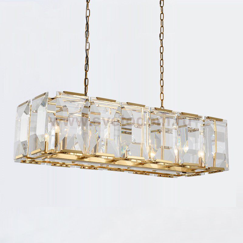 Люстра Harlow Crystal SQUARE Gold Loft Concept 40.2192